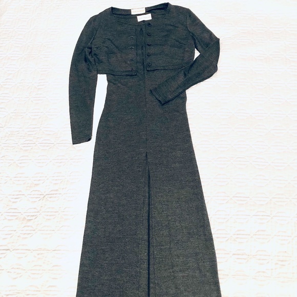 Paola Gramegna Dresses & Skirts - Cropped Cardigan & Cut-out Dress Made in Italy